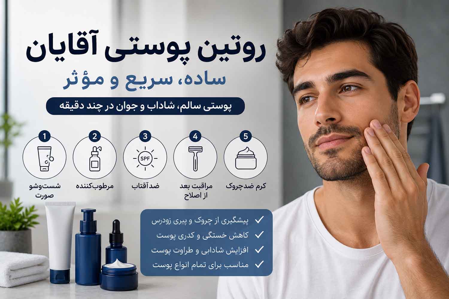 روتین پوستی آقایان
