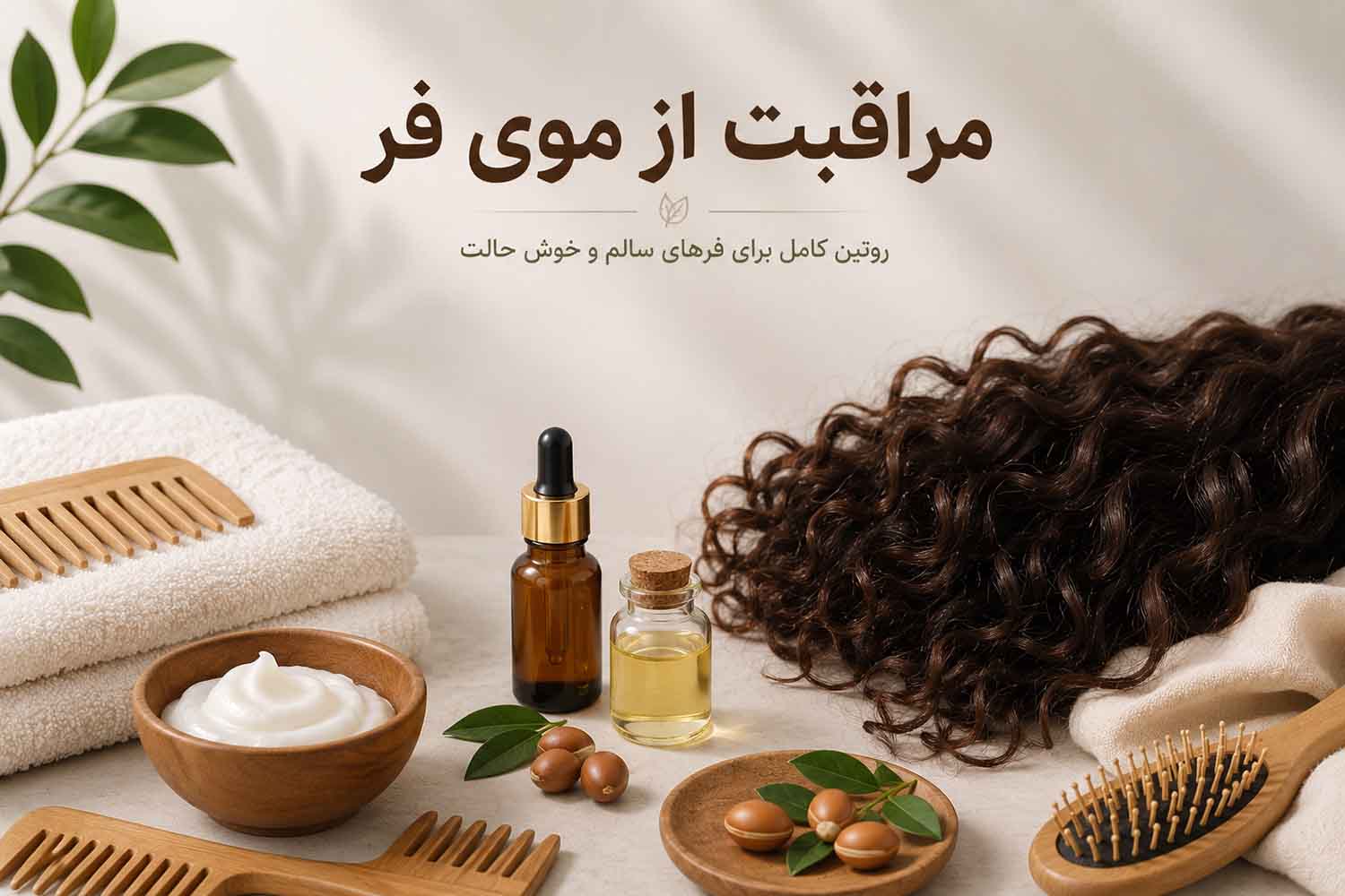 راهنمای مراقبت از موی فر
