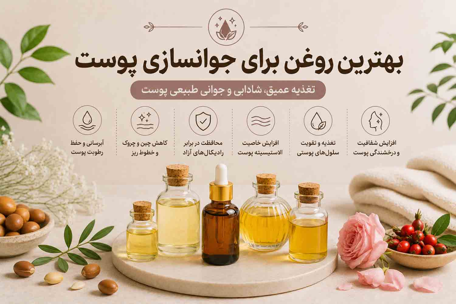 بهترین روغن برای جوانی پوست صورت