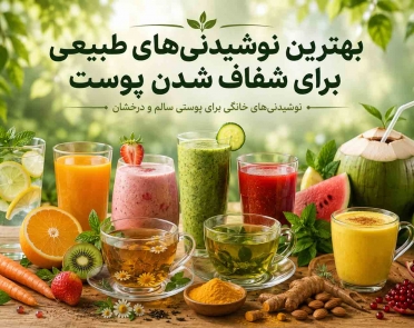 بهترین نوشیدنی‌های طبیعی برای شفاف شدن پوست