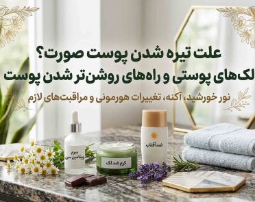 تیره شدن پوست صورت