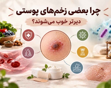 چرا بعضی زخم‌های پوستی دیرتر خوب می‌شوند؟